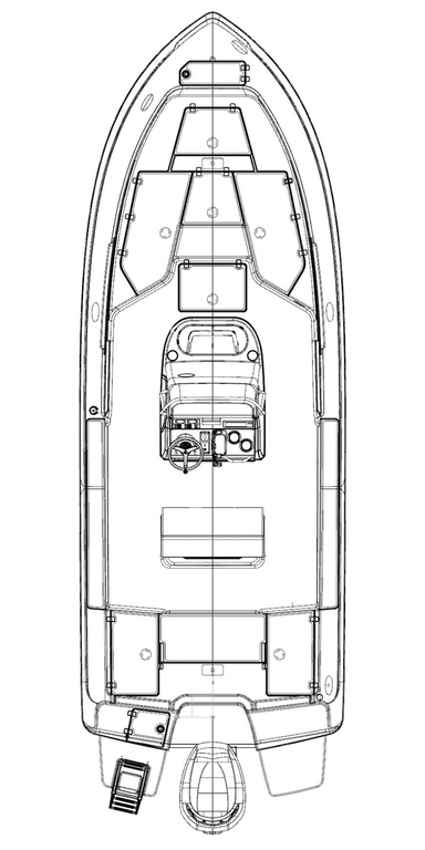 2021 Crevalle Boats 24 HCO Hybrid