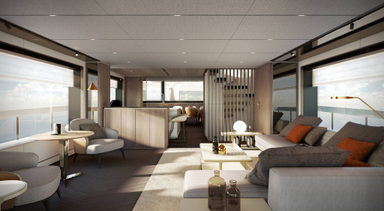 2022 Ferretti Yachts Infynito 90