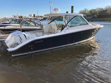 2019 Pursuit DC 325 Dual Console