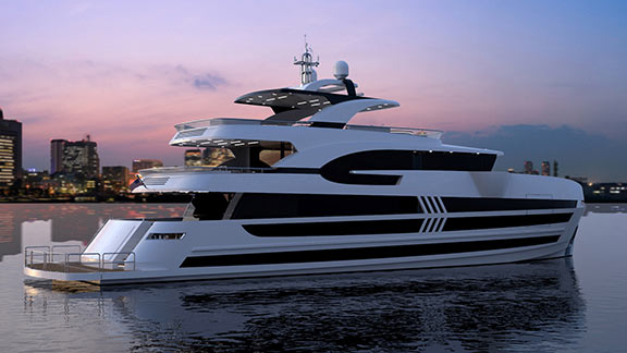 2021 Lazzara Yachts UHV 125