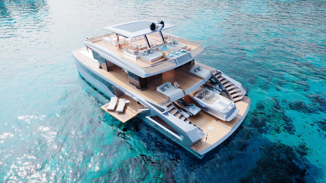 2021 Lazzara Yachts LPC 85