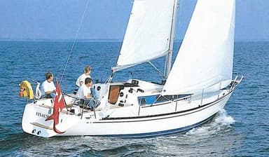 1988 X-Yachts X-342 Fractional rigging