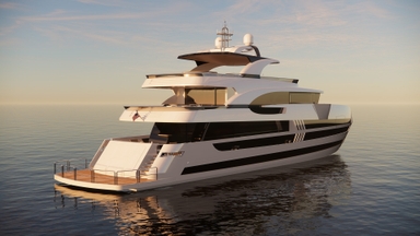 2021 Lazzara Yachts UHV 125