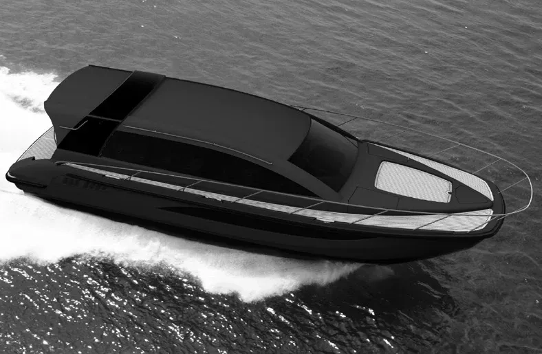 2009 Stealth Yachts 540 Sport Black